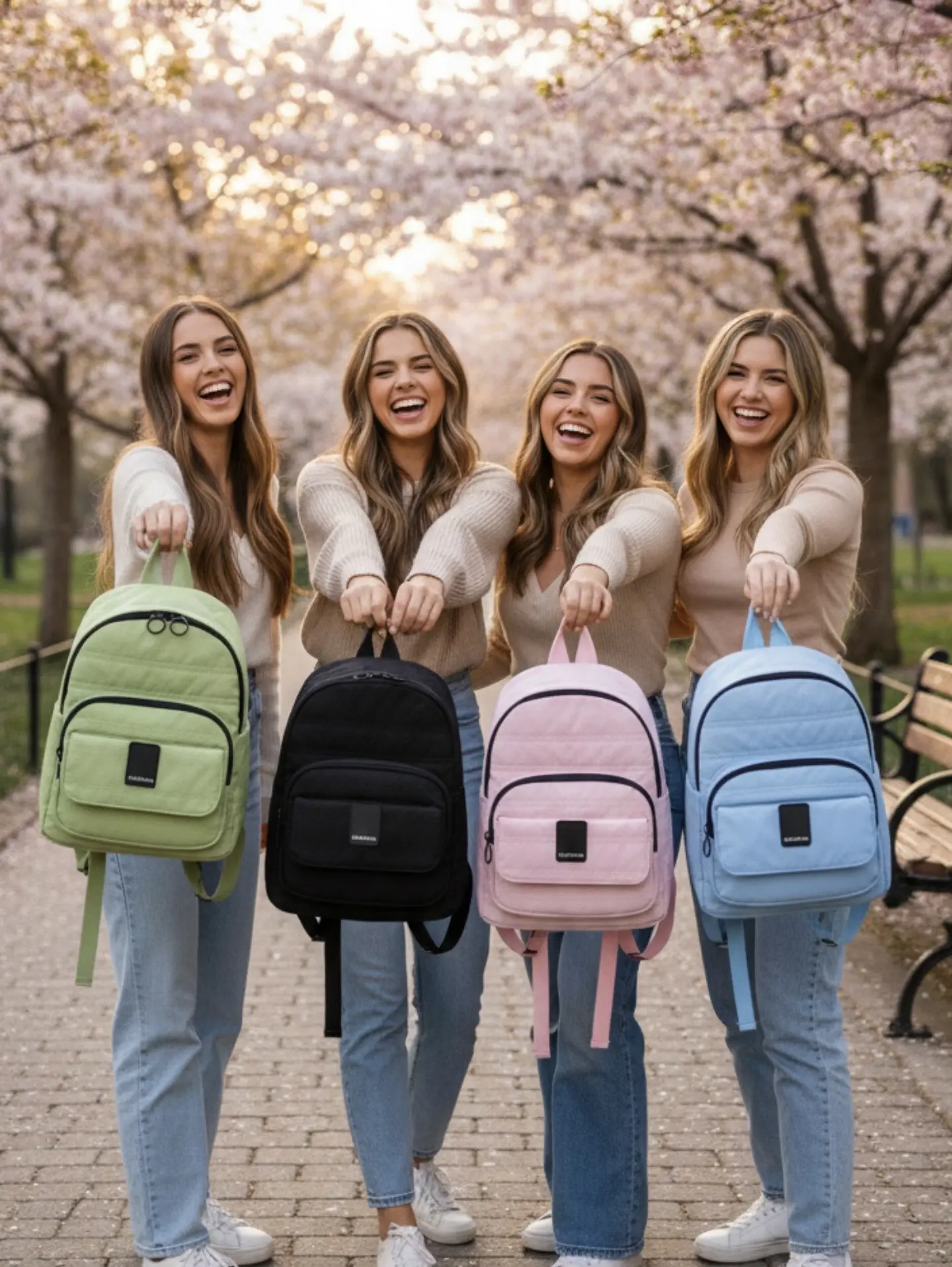 MOCHILAS ESTILO BUBBA LOTE 6 UNIDADES COLORES SURTIDOS  1