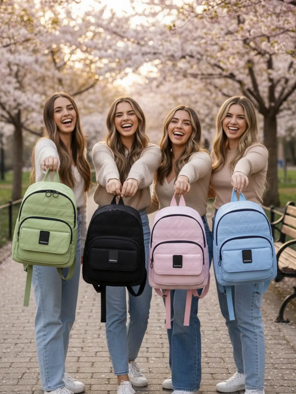 MOCHILAS ESTILO BUBBA LOTE 6 UNIDADES COLORES SURTIDOS  1