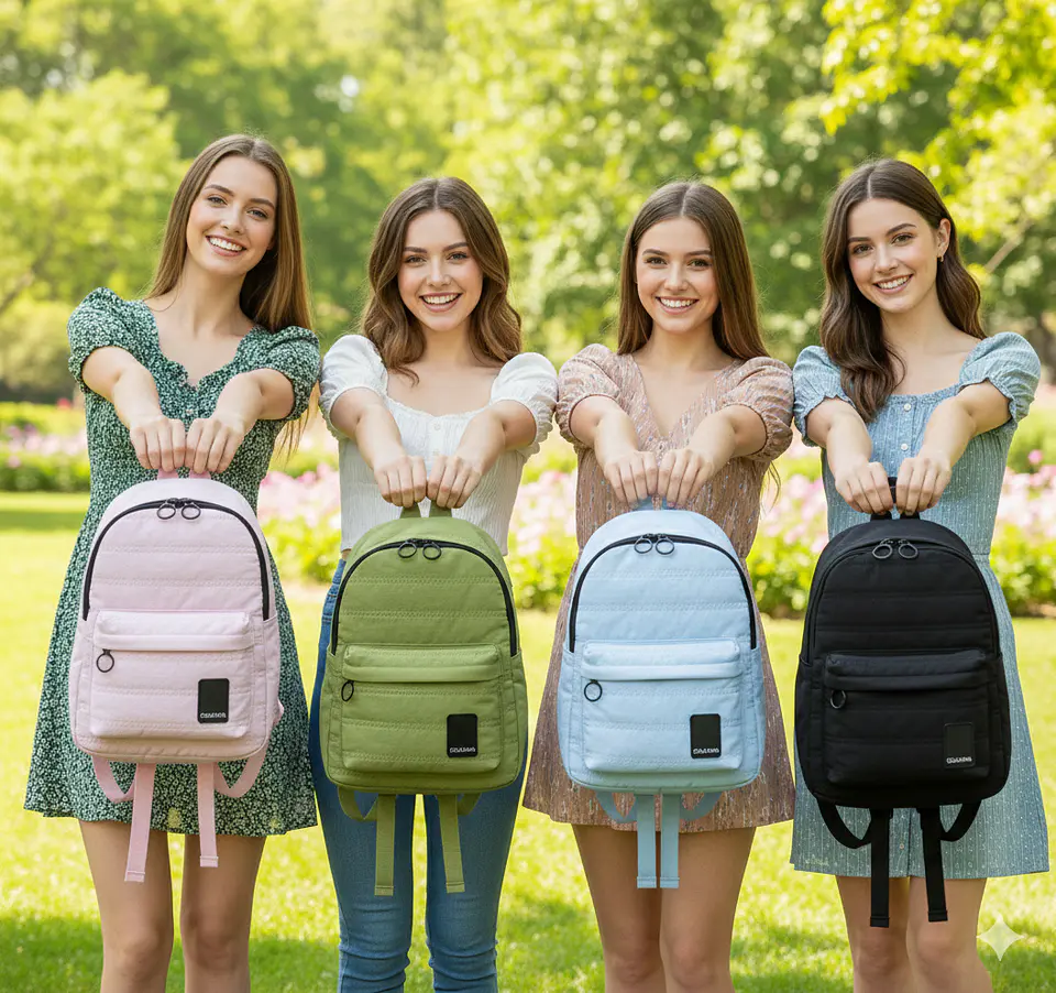 MOCHILAS ESTILO BUBBA LOTE 6 UNIDADES COLORES SURTIDOS  1
