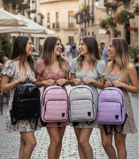 MOCHILA ESTILO BUBBA LOTE 6 UNIDADES COLORES SURTIDOS