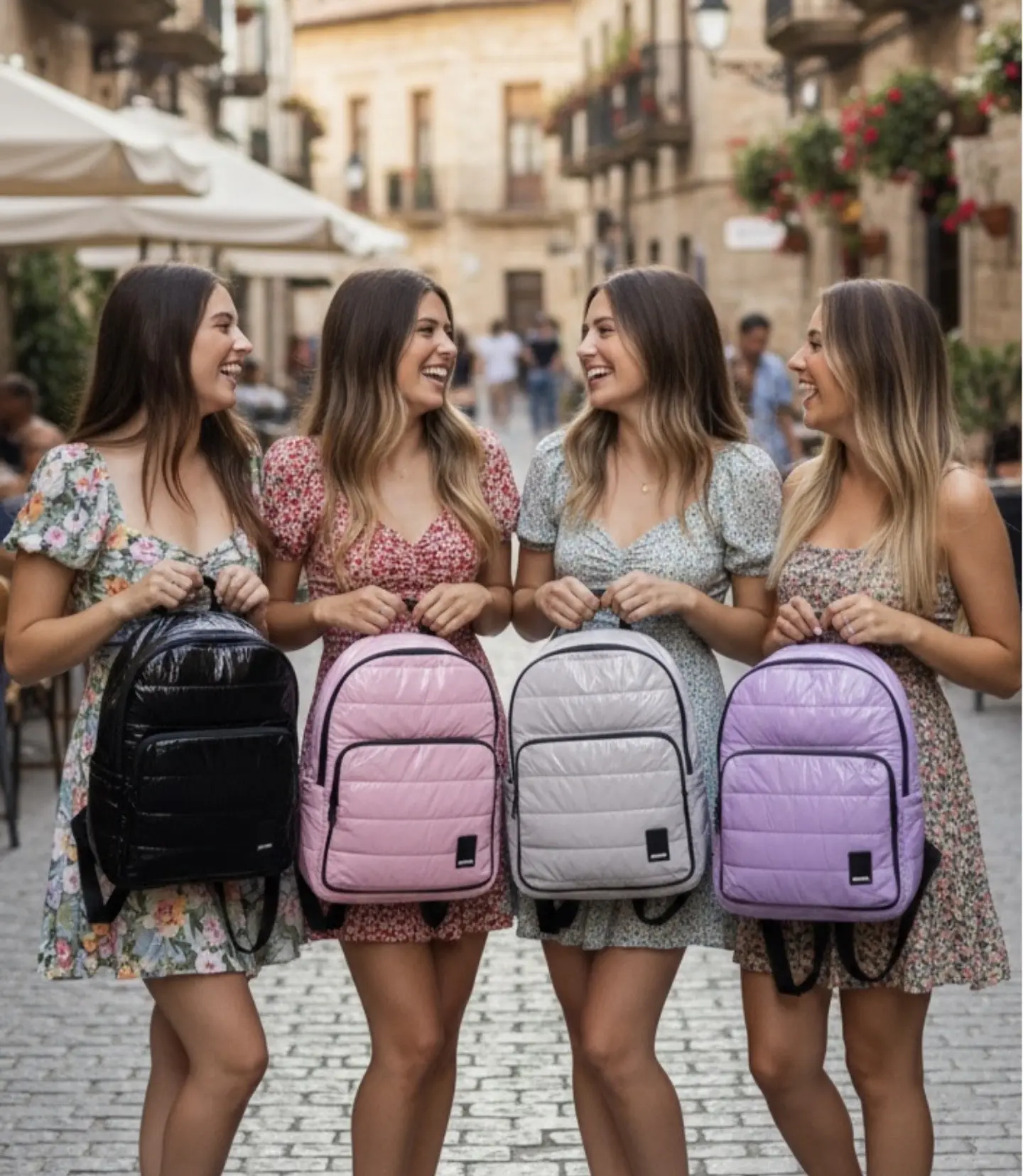 MOCHILA ESTILO BUBBA LOTE 6 UNIDADES COLORES SURTIDOS 1