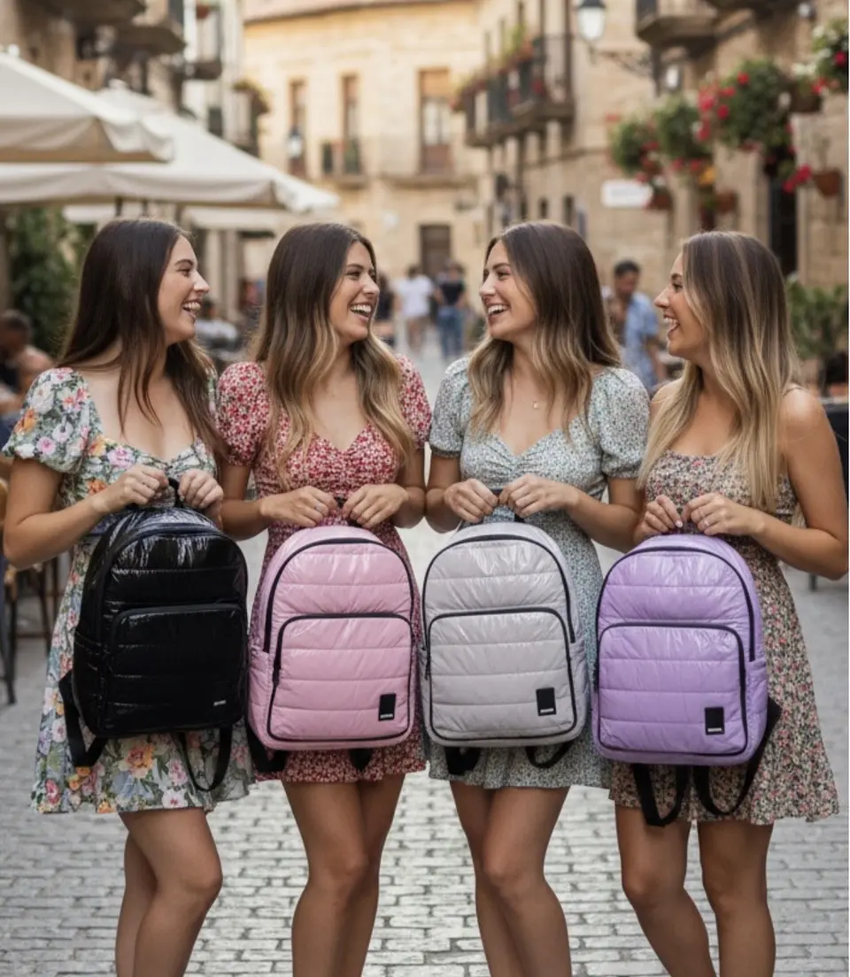 MOCHILA ESTILO BUBBA LOTE 6 UNIDADES COLORES SURTIDOS 1