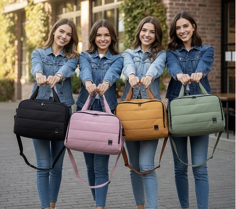 BOLSO DEPORTIVO LOTE 6 UNIDADES COLORES SURTIDOS