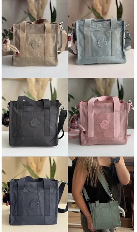 BOLSO ESTILO KIPLING LOTE 6 UNIDADES COLORES SURTIDOS