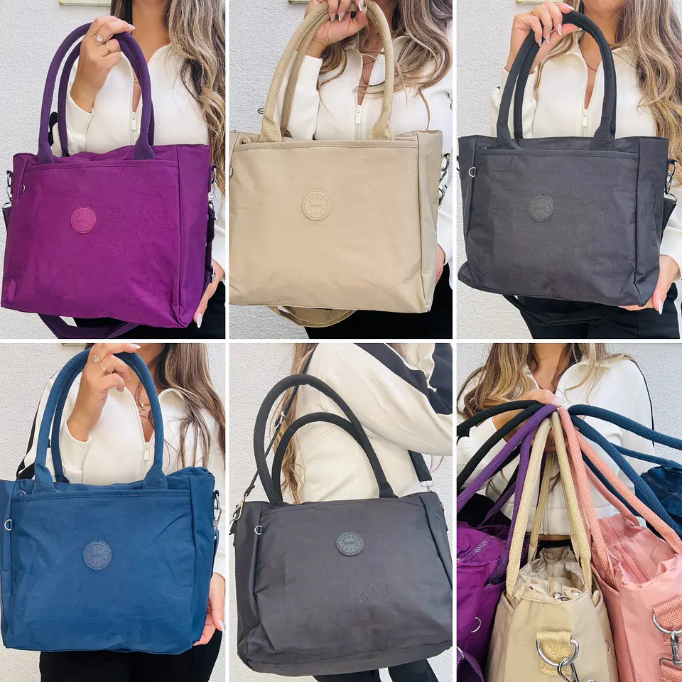 LOTE BOLSO ESTILO KIPLING  6 UNIDADES COLORES SURTIDOS 1