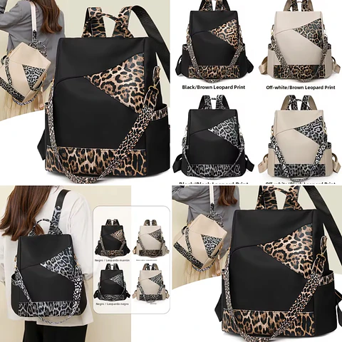 MOCHILAS CARTERAS 2/1 ANTIRROBO LOTE 6 UNIDADES COLORES SURTIDOS 