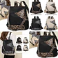 MOCHILAS CARTERAS 2/1 ANTIRROBO LOTE 6 UNIDADES COLORES SURTIDOS  - Miniatura 1