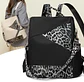MOCHILAS CARTERAS 2/1 ANTIRROBO LOTE 6 UNIDADES COLORES SURTIDOS  - Miniatura 2