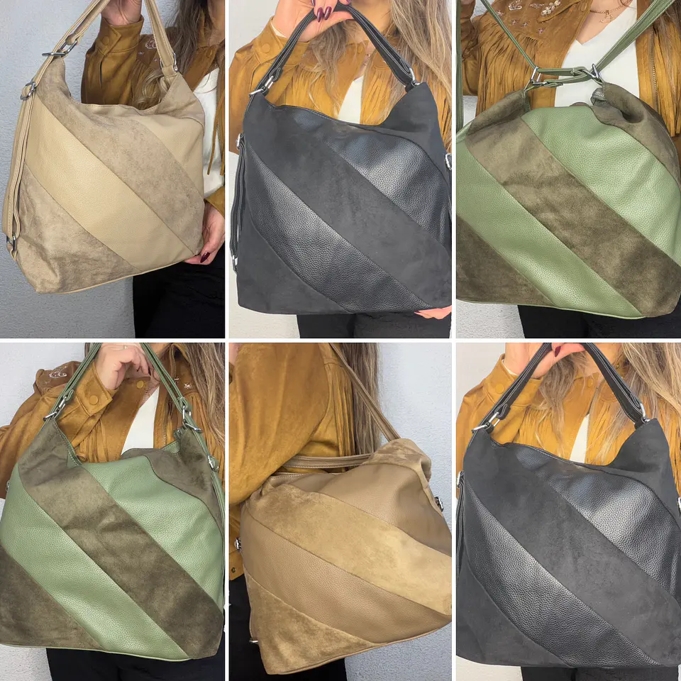 HERMOSAS  CARTERAS/MOCHILAS 2 EN 1  ESTILO ECOCUERO CALIDAD LOTE 6 UNIDADES  1
