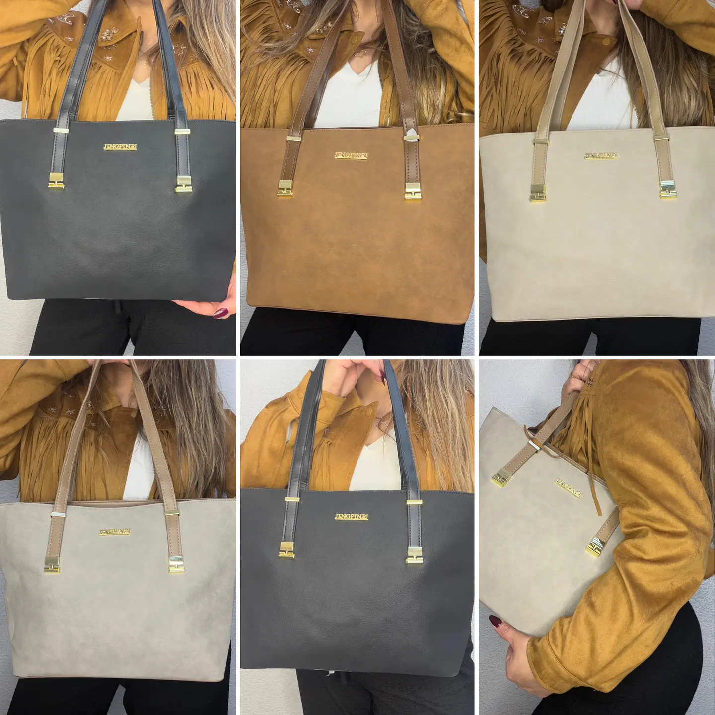 HERMOSAS CARTERAS ESTILO ECOCUERO CALIDAD LOTE 6 UNIDADES  1