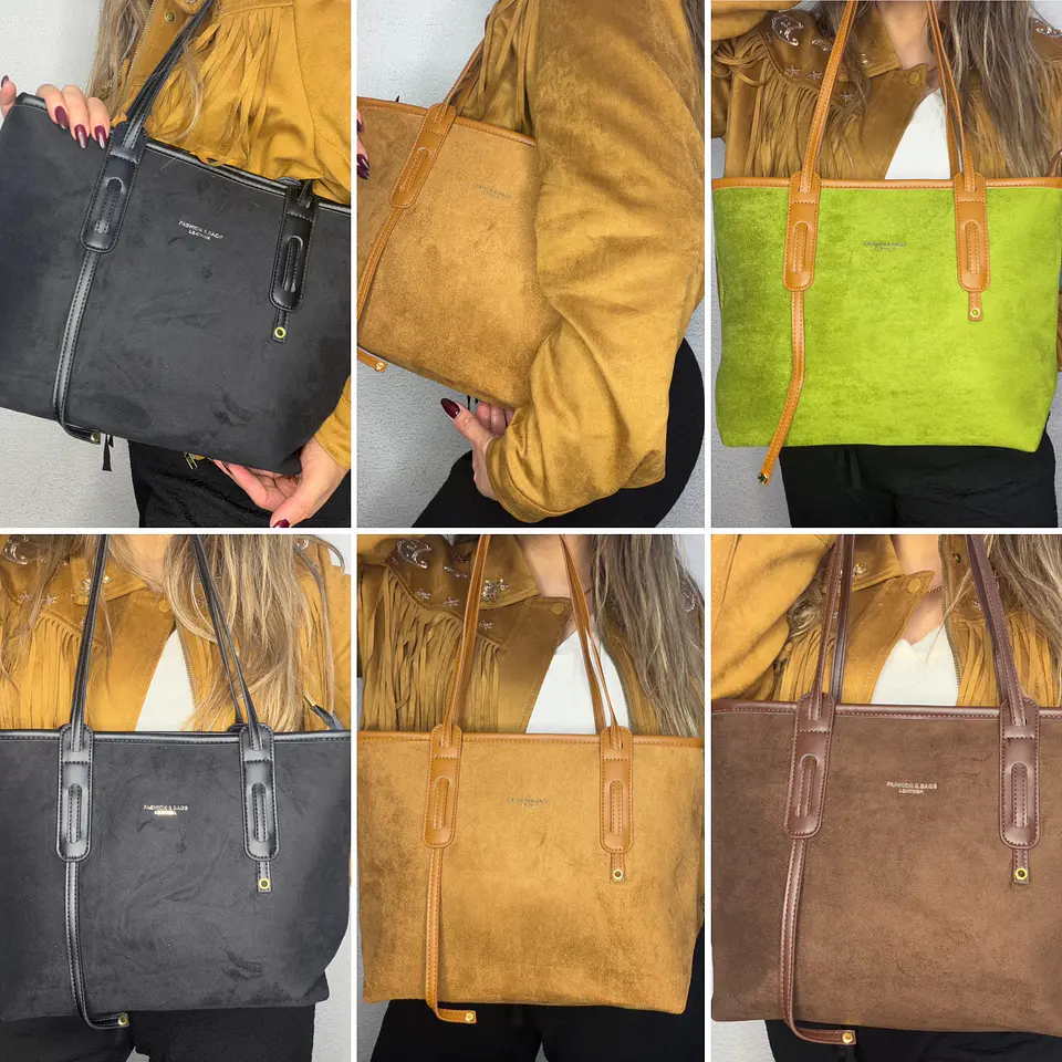 HERMOSAS CARTERAS ESTILO ECOCUERO CALIDAD LOTE 6 UNIDADES  1
