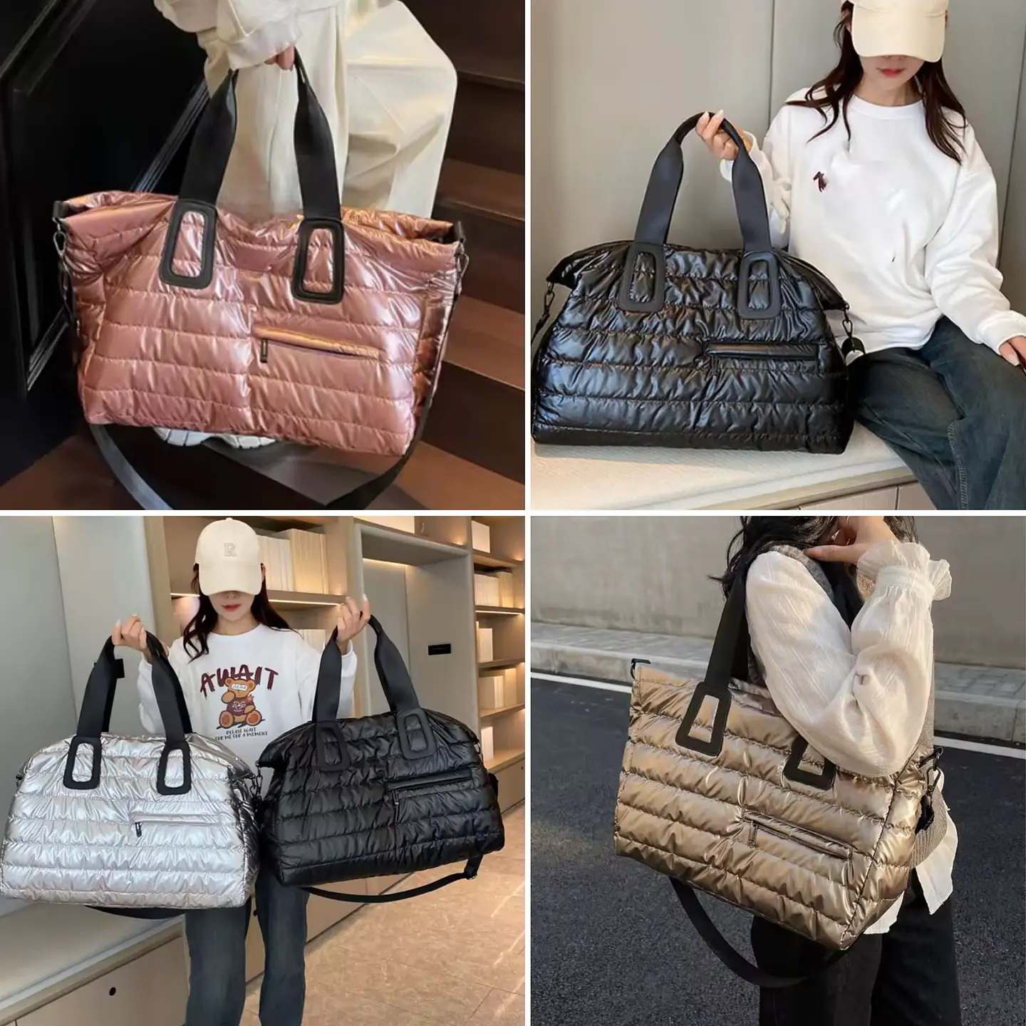 BOLSOS VIAJE, GYM USO DIARIO HERMOSOS !! LOTE 6 UNIDADES  1