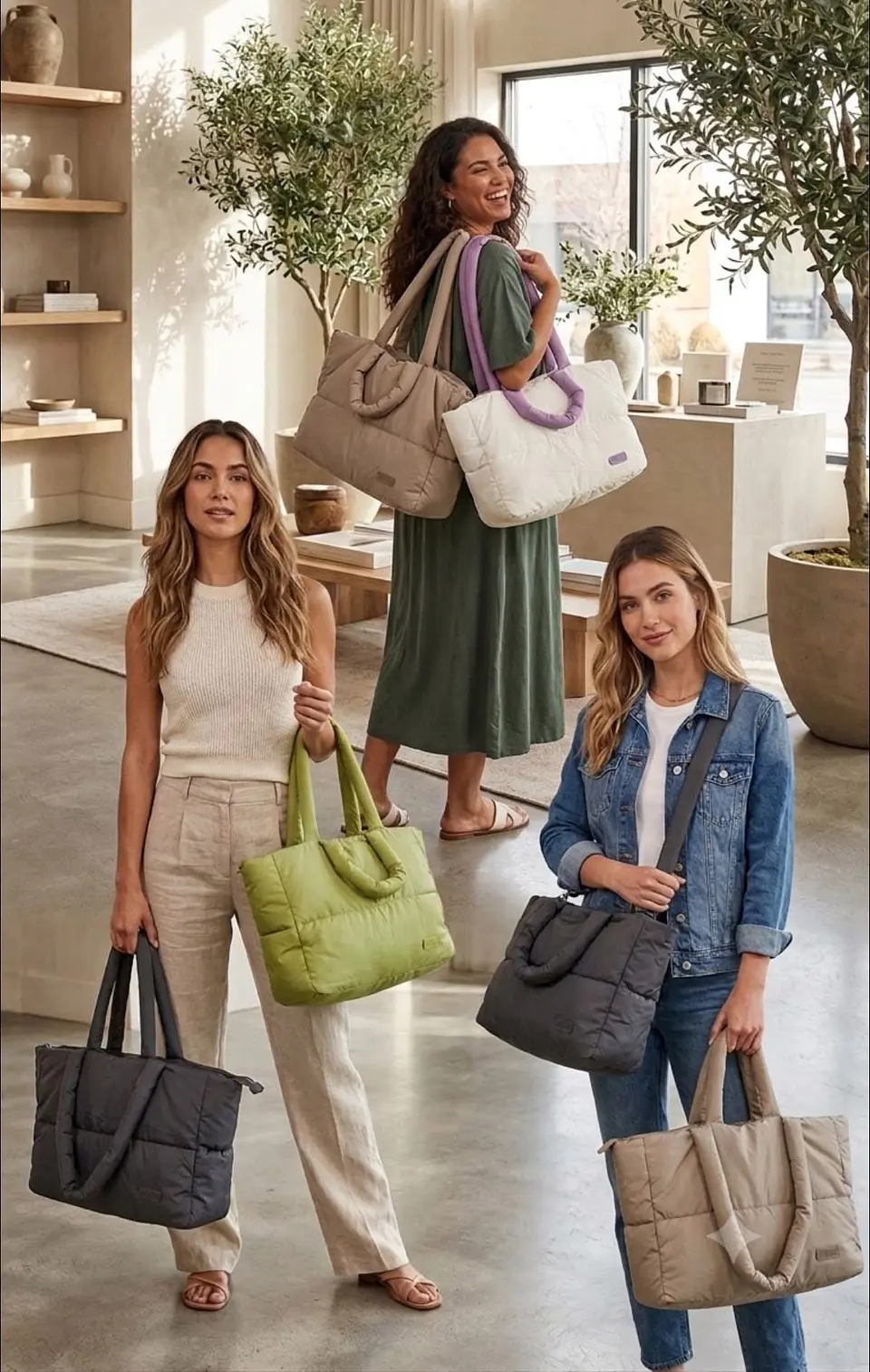 BOLSOS ACOLCHADOS LOTE 6 UNIDADES  1