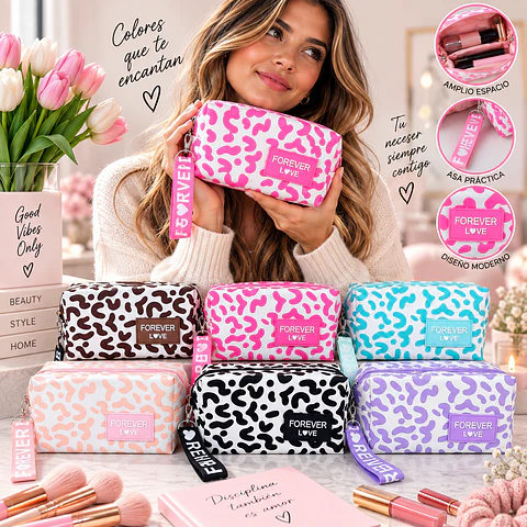ESTUCHES/COSMETIQUEROS LOTE 6 UNIDADES 