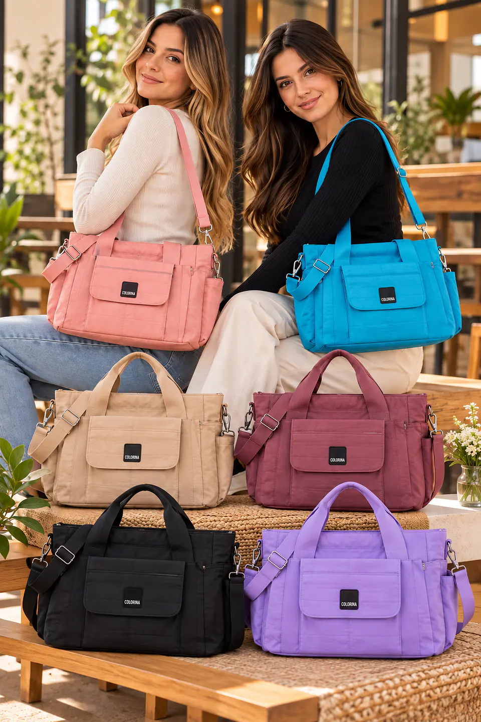 BOLSOS ESTILO BUBBA LOTE 6 UNIDADES  1