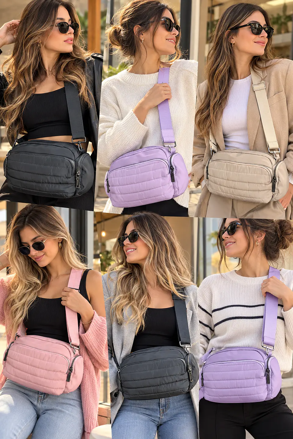 BANDOLERAS ESTILO BUBBA 6 UNIDADES COLORES SURTIDOS 1