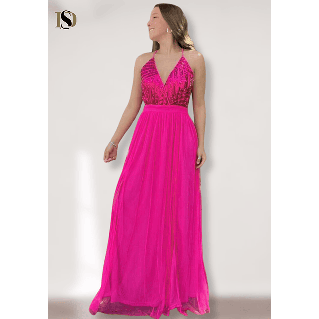 ❤️‍🔥Vestido Adella Fucsia