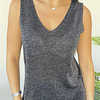 Polera brillos sin mangas 