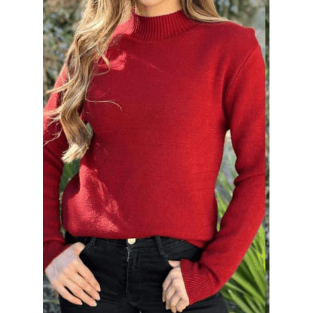 Chaleco térmico liso cuello medio✨