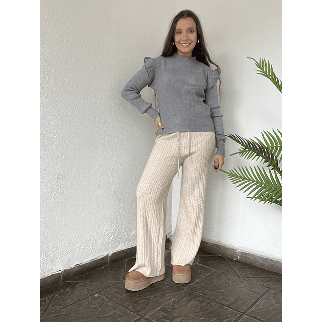 Pantalón lanilla trenzado✨