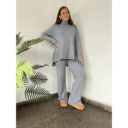 Conjunto amatista gris