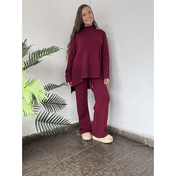 Conjunto amatista burdeo