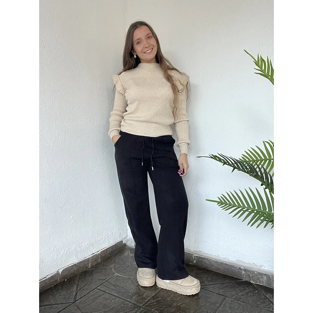 Pantalón mika cordón termico💫