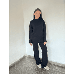 Conjunto lanilla  isabella negro✨