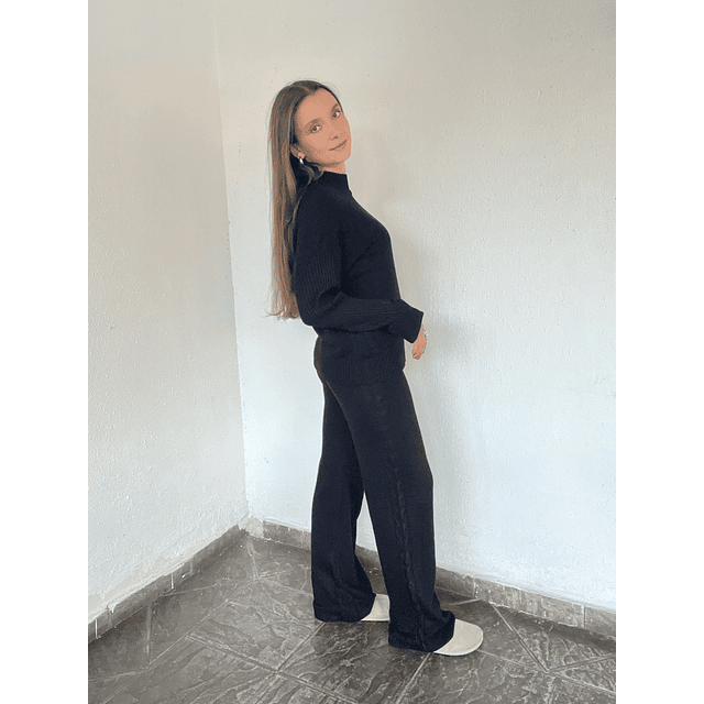Conjunto lanilla  isabella negro✨