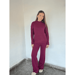 Conjunto lanilla  isabella burdeo✨