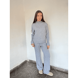 Conjunto lanilla  isabella gris✨