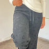 Pantalón lanilla térmico leopardo 
