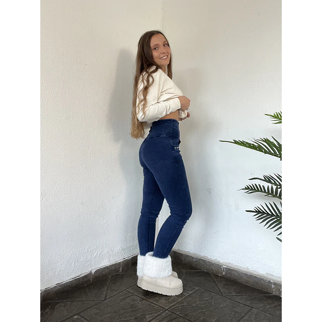 Calza mezclilla micropolar Lara 