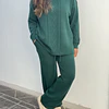 Conjunto lanilla esmeralda