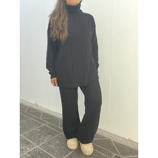 Conjunto lanilla esmeralda