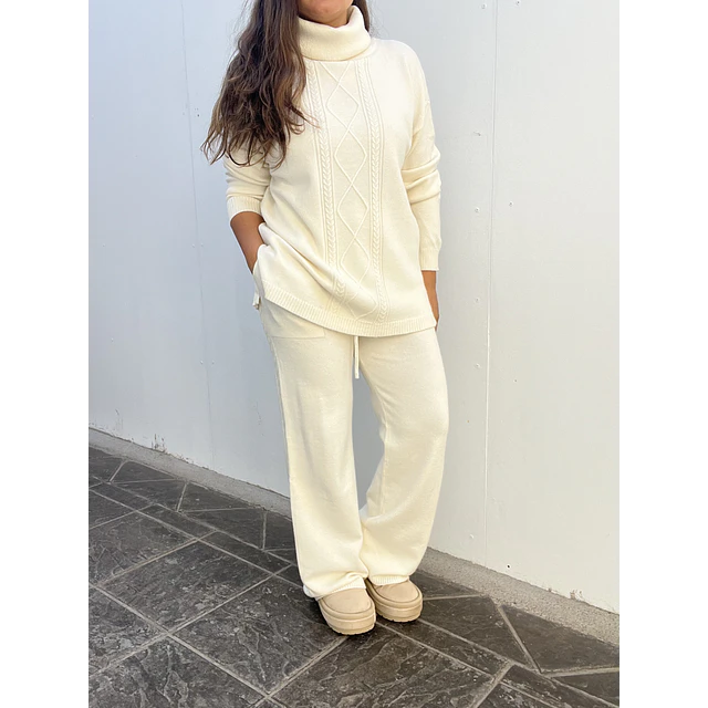Conjunto lanilla esmeralda