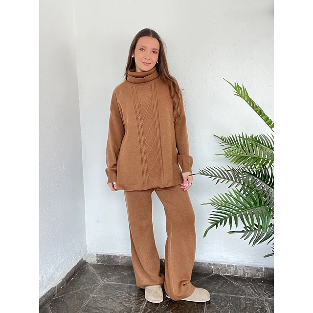 Conjunto lanilla esmeralda