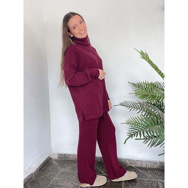 Conjunto lanilla esmeralda