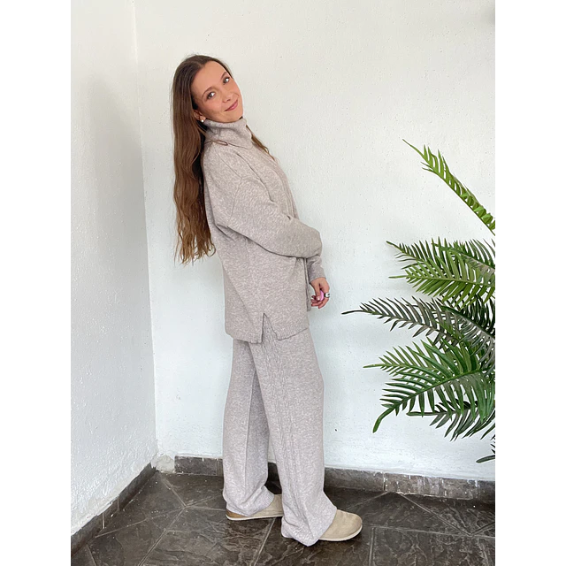 Conjunto lanilla esmeralda
