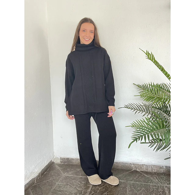 Conjunto lanilla esmeralda