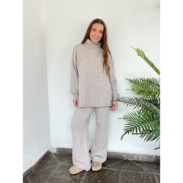 Conjunto lanilla esmeralda