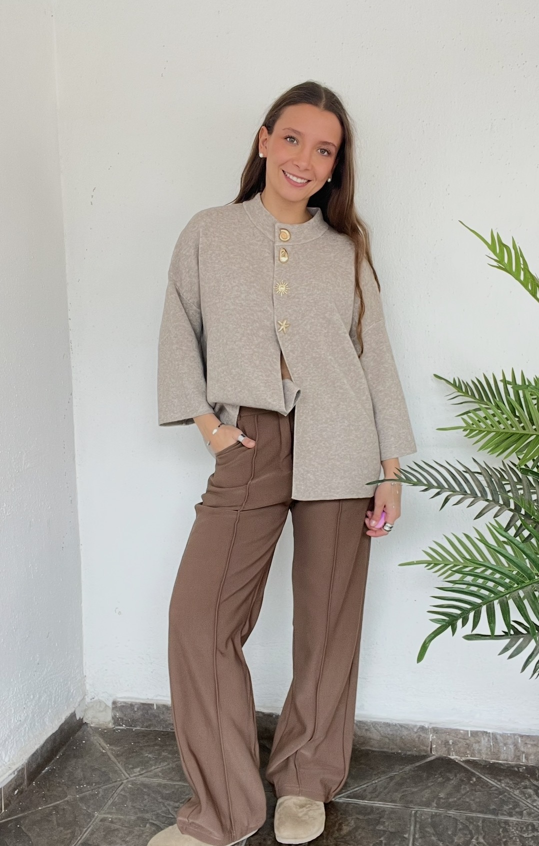 Pantalón forrado aleli✨