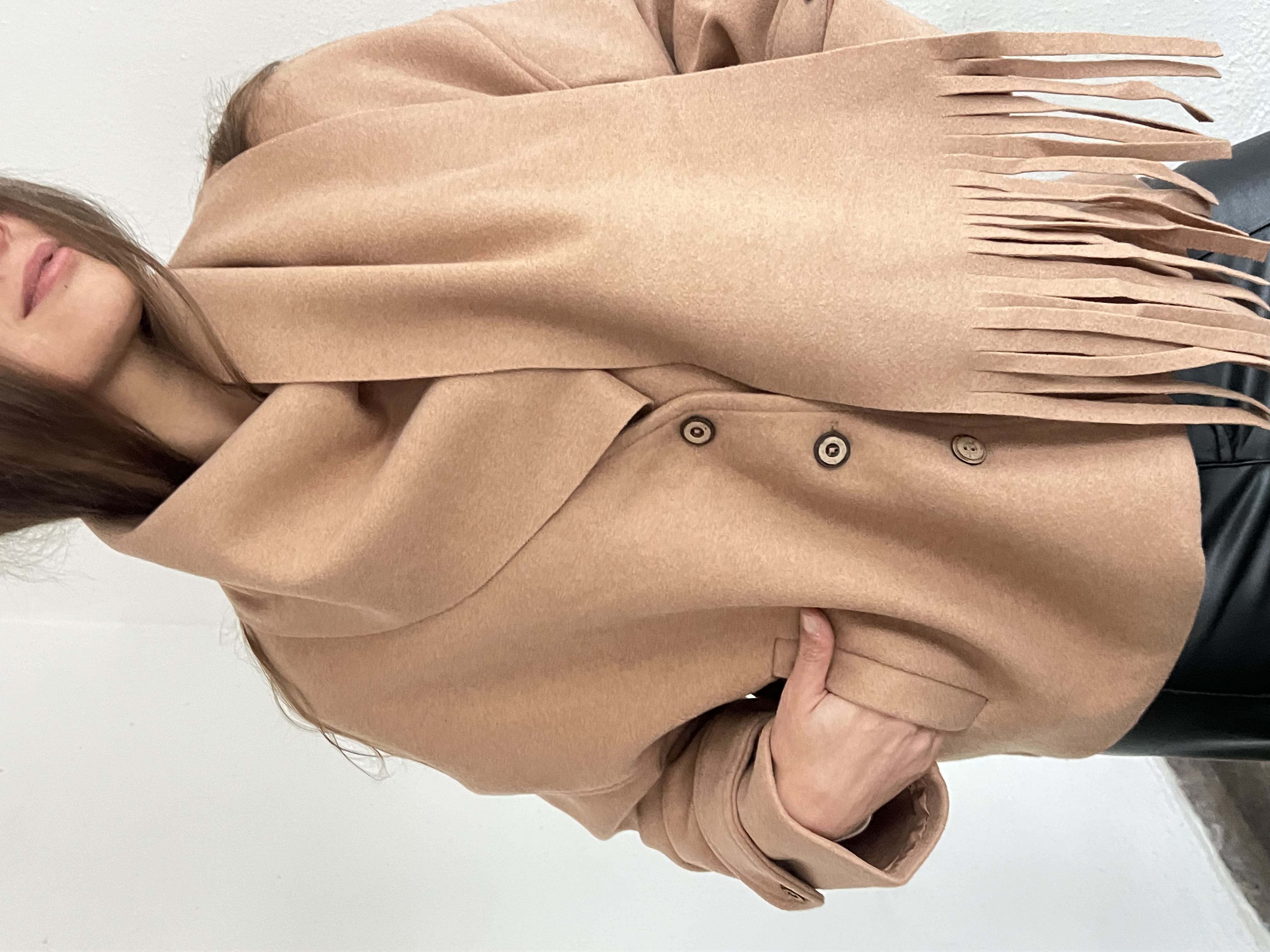 Chaqueta Paño acolchada crudo - S