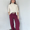 Pantalón forrado Andrea cinturón 
