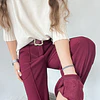 Pantalón forrado Andrea cinturón 