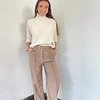Pantalón forrado Andrea cinturón 