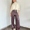Pantalón Ecocuero cinturón micropolar 