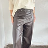 Pantalón Ecocuero cinturón micropolar 