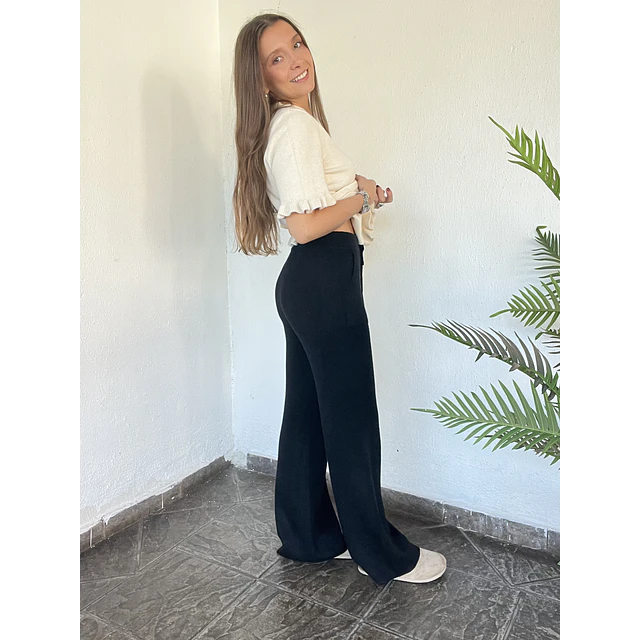 Pantalón lanilla térmico bolsillo.