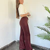 Pantalón lanilla térmico bolsillo.